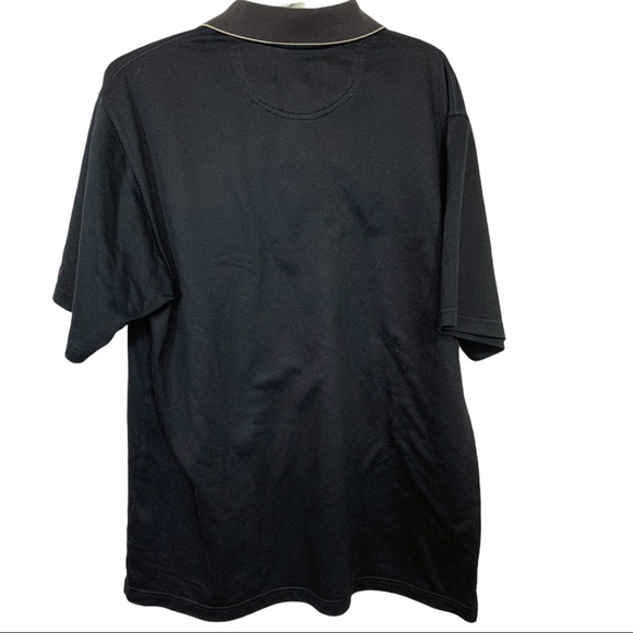 Greg Norman- Black 1/4 Button Down Polo Shirt L - Picture 4 of 5